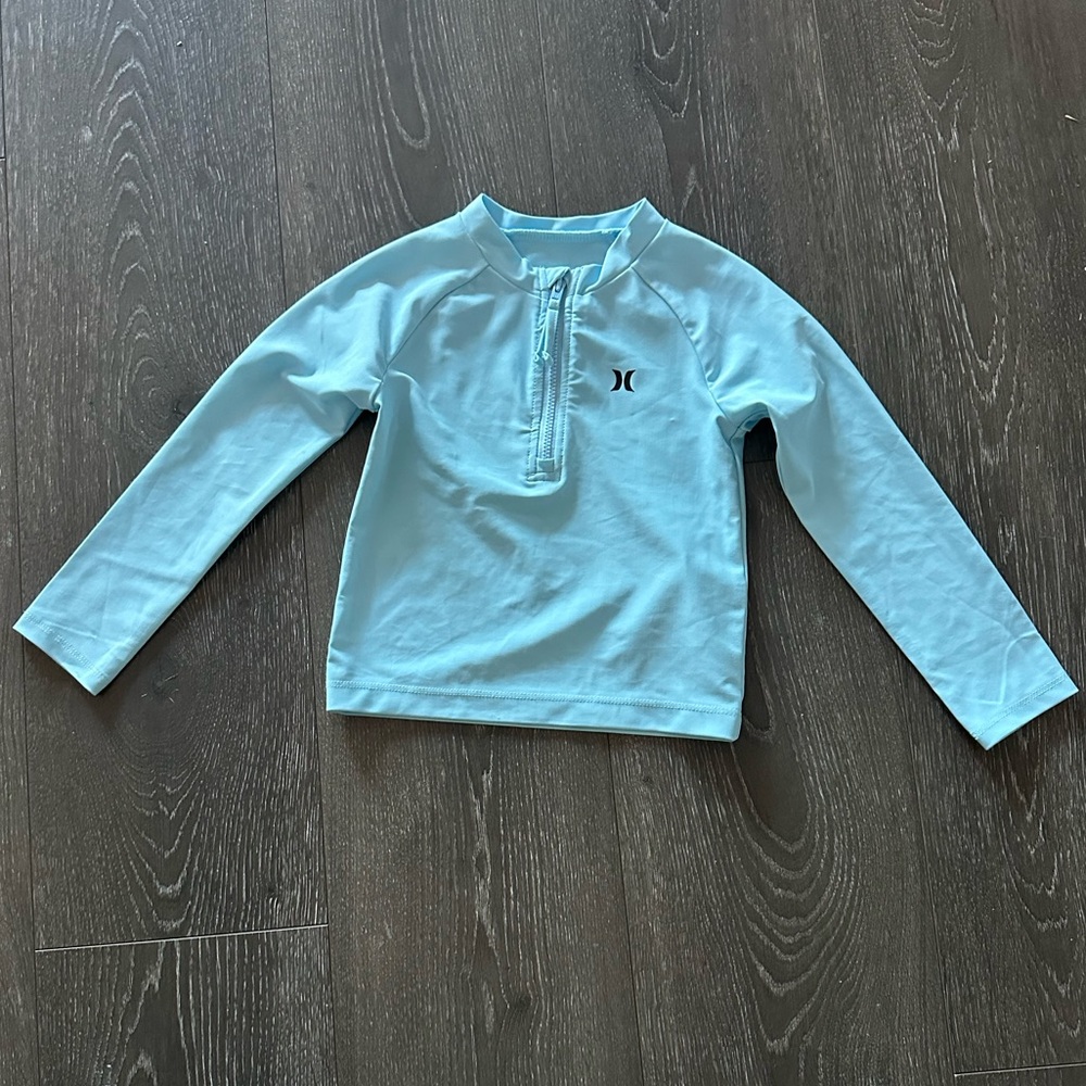 Hurley Aqua Toddler Long Sleeve Rash Guard